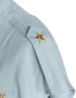 Robe bleu ciel sans manche army - BLEU CIEL