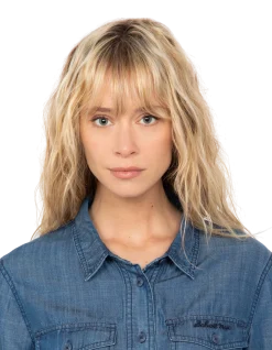 Robe casual indigo en tencel - INDIGO