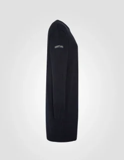 Robe pull bleu marine US NAVY, grande taille - MARINE