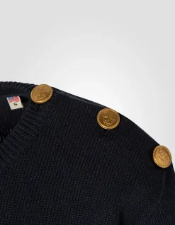 Robe pull bleu marine US NAVY - MARINE