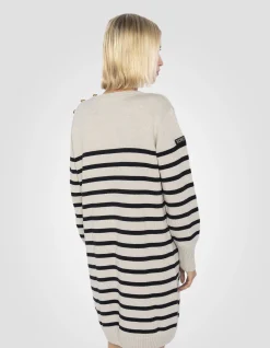 Robe pull naturel et bleu marine US NAVY - NATUREL/MARINE