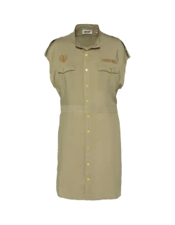 Robe sage kaki sans manche army - SAGE KAKI