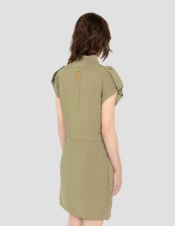 Robe sage kaki sans manche army - SAGE KAKI