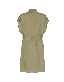 Robe sage kaki sans manche army - SAGE KAKI