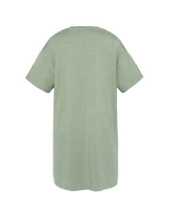 Robe t-shirt sage kaki effet délavé - SAGE KAKI