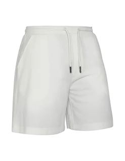 Short blanc effet gaufré - BLANC