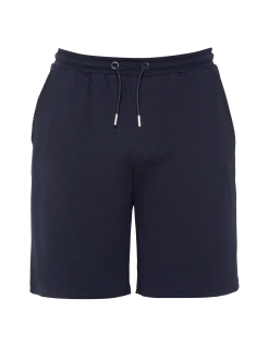 Short bleu marine effet gaufré - MARINE