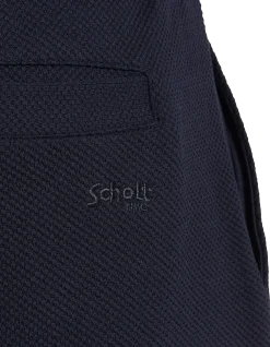 Short bleu marine effet gaufré - MARINE