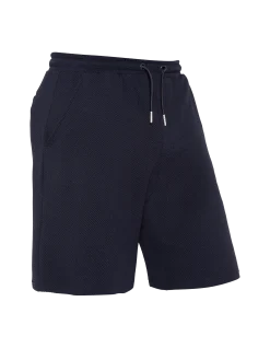 Short bleu marine effet gaufré - MARINE