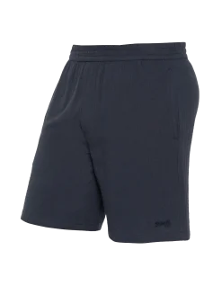 Short bleu marine en gaze de coton - MARINE