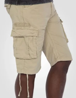Short cargo beige clair multipoches - BEIGE CLAIR