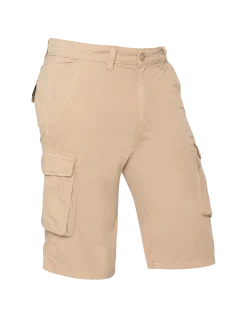 Short cargo beige multipoches - BEIGE