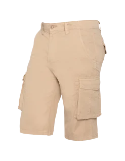 Short cargo beige multipoches - BEIGE