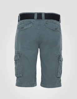 Short cargo bleu pétrole multipoches - BLEU PÉTROLE