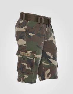 Short cargo camouflage kaki multipoches - CAMOUFLAGE KAKI