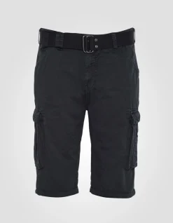 Short cargo noir multipoches - NOIR