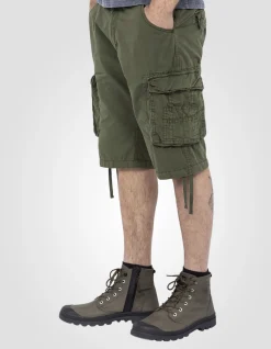 Short cargo olive multipoches - OLIVE