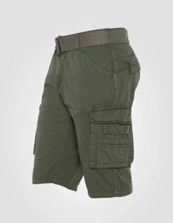 Short cargo olive multipoches - OLIVE