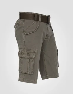 Short cargo olive multipoches - OLIVE