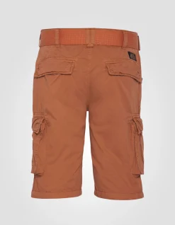 Short cargo orange multipoches - ORANGE