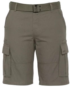 Short de combat kaki avec ceinture - KAKI