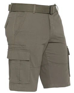 Short de combat kaki avec ceinture - KAKI
