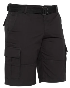 Short de combat noir avec ceinture - NOIR