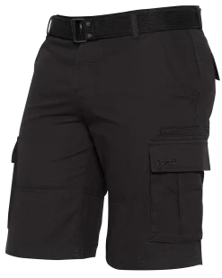 Short de combat noir avec ceinture - NOIR
