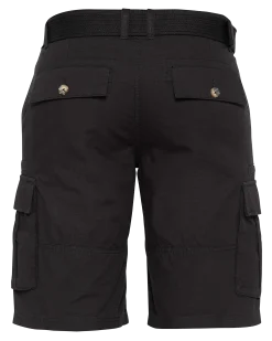 Short de combat noir avec ceinture - NOIR