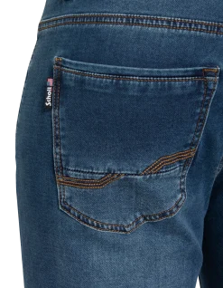 Short en jean bleu foncé - BLEU FONCÉ