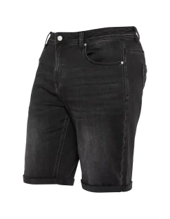 Short en jean gris - GRIS