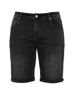 Short en jean gris - GRIS