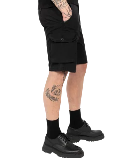 Short léger cargo noir - NOIR