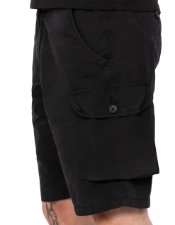 Short léger cargo noir - NOIR