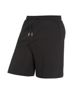 Short noir effet gaufré - NOIR