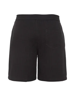 Short noir en gaze de coton - NOIR