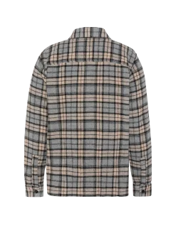 Surchemise à carreaux gris - CARREAUX GRIS