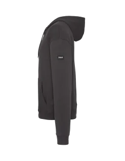 Sweatshirt anthracite uni à capuche - ANTHRACITE