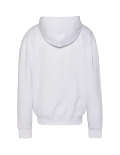 Sweatshirt blanc à capuche imprimé « SCHOTT BROS INC. » - BLANC
