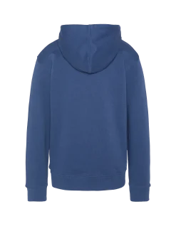 Sweatshirt bleu jean à capuche imprimé enfant - BLUE JEANS