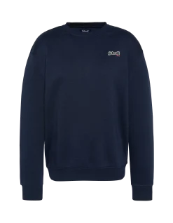 Sweatshirt bleu marine à col rond - MARINE