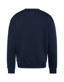 Sweatshirt bleu marine à col rond - MARINE