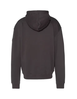 Sweatshirt à capuche anthracite uni zippé - ANTHRACITE