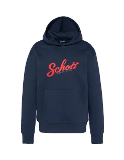 Sweatshirt à capuche bleu marine enfant - MARINE
