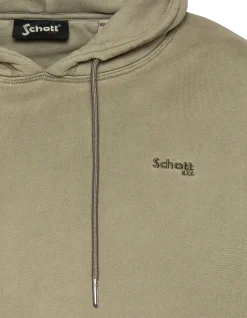 Sweatshirt à capuche kaki, effet délavé - KAKI