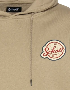 Sweatshirt à capuche mastic baseball - MASTIC