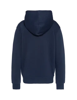 Sweatshirt à capuche zippé bleu marine enfant - MARINE
