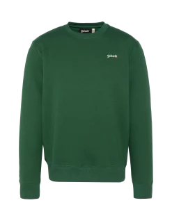 Sweatshirt col rond vert en molleton épais - VERT