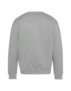 Sweatshirt gris chiné col rond - GRIS CHINÉ