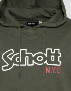 Sweatshirt kaki à capuche - KAKI